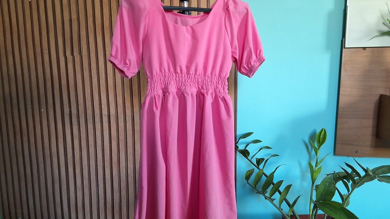 Corte e costura  facil de um vestido lindo