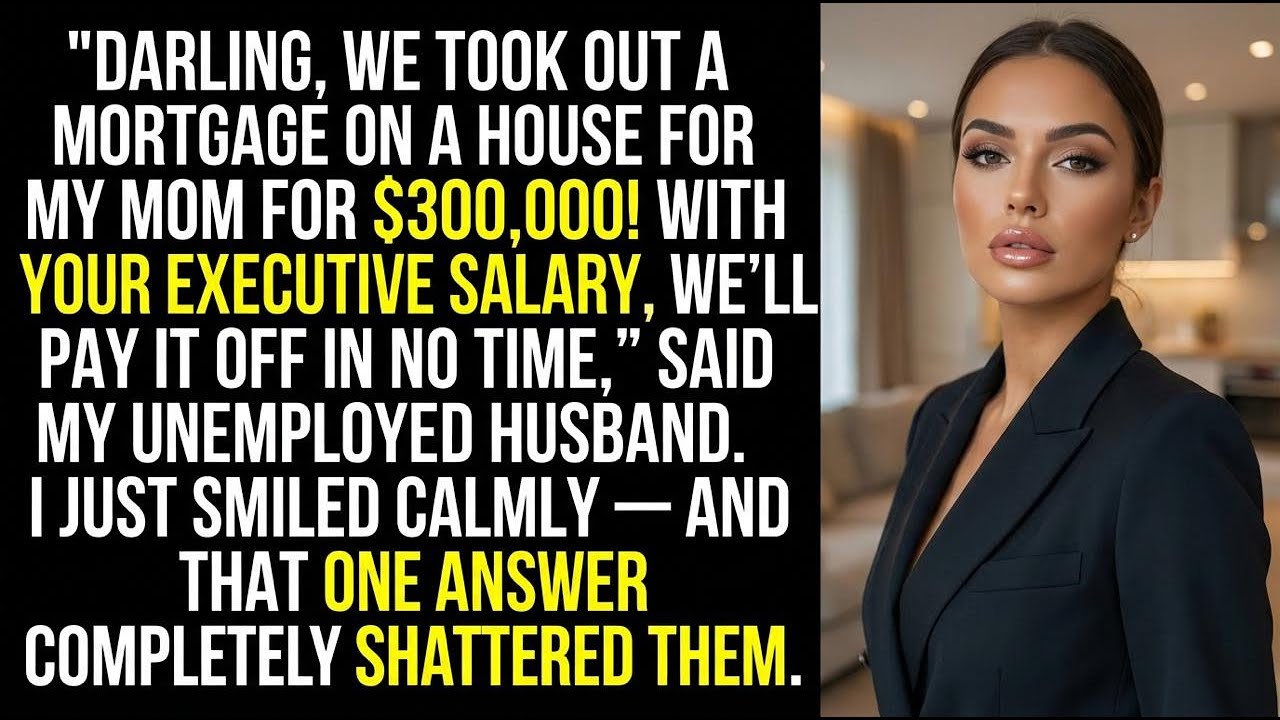 Honey, We Bought My Mom $300,000 House on Mortgage — With Your Salary, We’ll Pay It Off Fast!