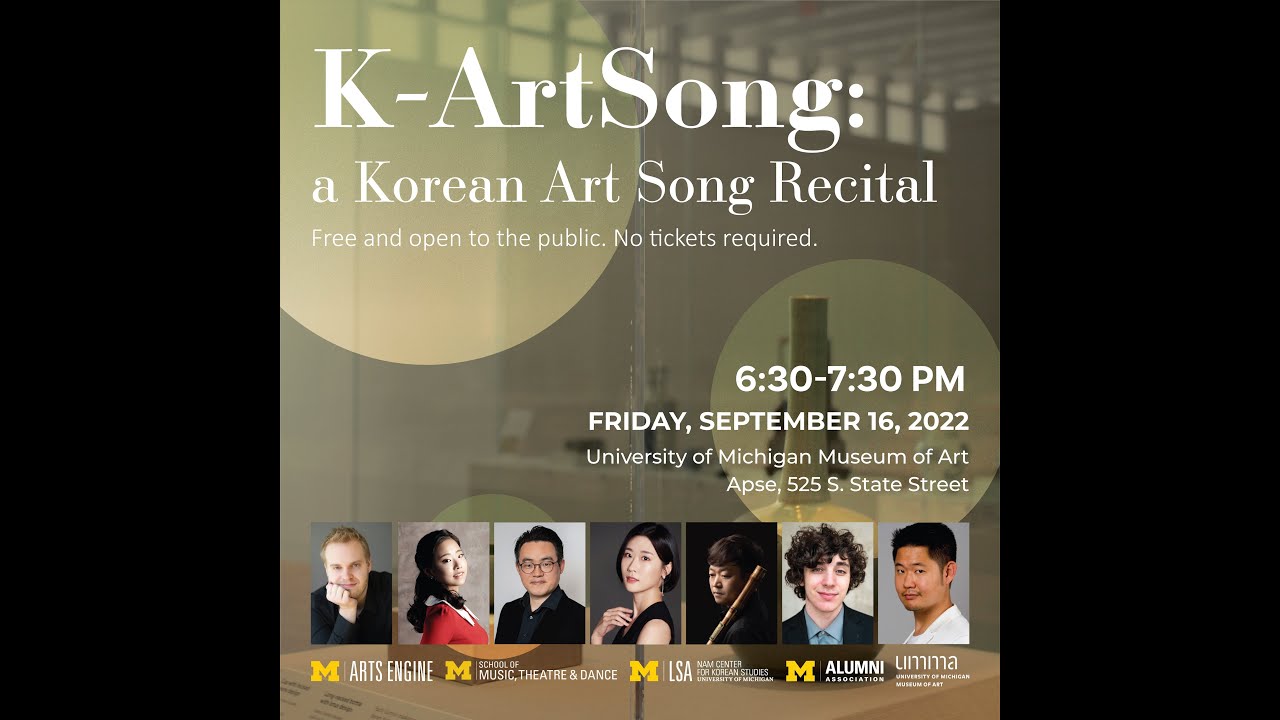 K-ArtSong: A Korean Art Song Recital