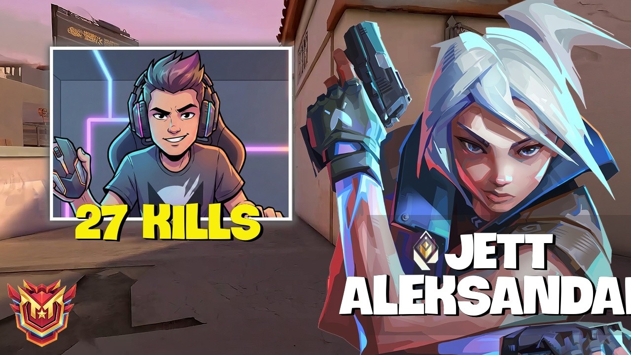 THIS DUDE IS ABSOLUTELY CRACKED!! - Radiant Jett Aleksandar 27 KILLS #MatchMVP