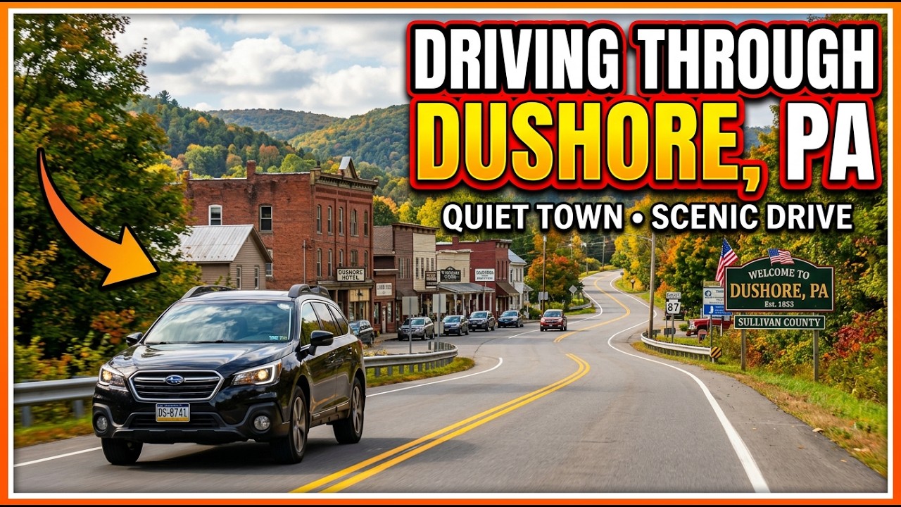 Driving Through Dushore, Pennsylvania