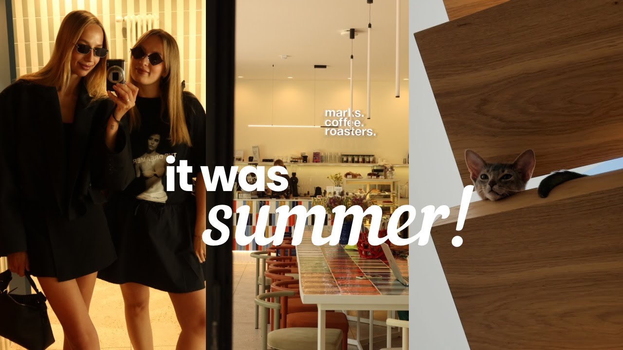 It Was Summer! Встречи с друзьями, съемки контента, мы завели второго кота?!