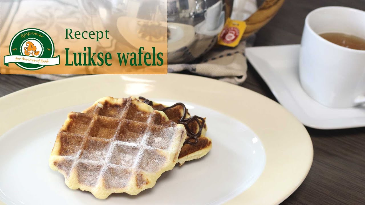 Recept Luikse wafels maken met zelfgemaakte parelsuiker