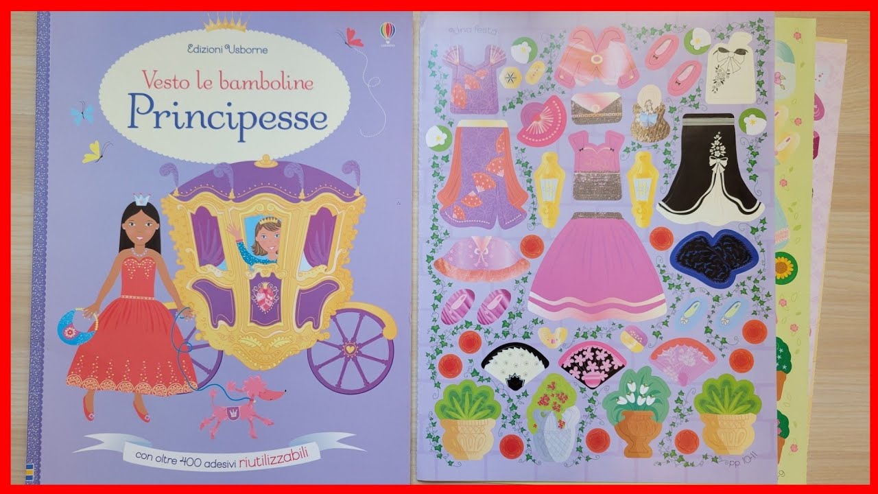 【Doll Dress Sticker】Princess Dolly Dressing Sticker