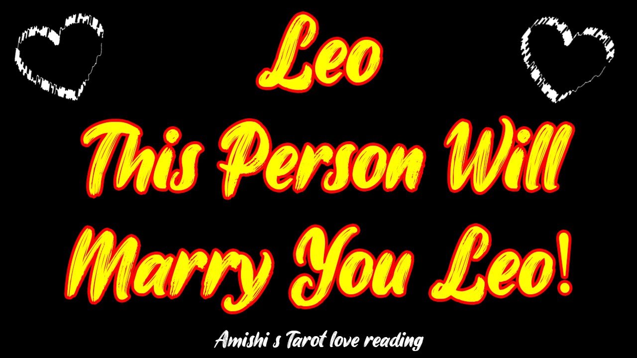Leo Tarot LOVE Reading December 2021 This Person Will Marry You Leo!