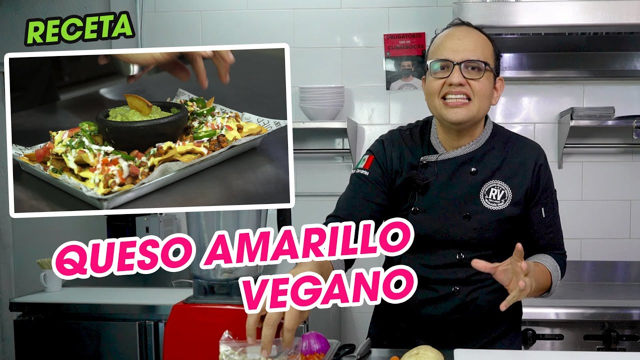 Preparando QUESO AMARILLO VEGANO ► Receta Vegana | Revolución Verde