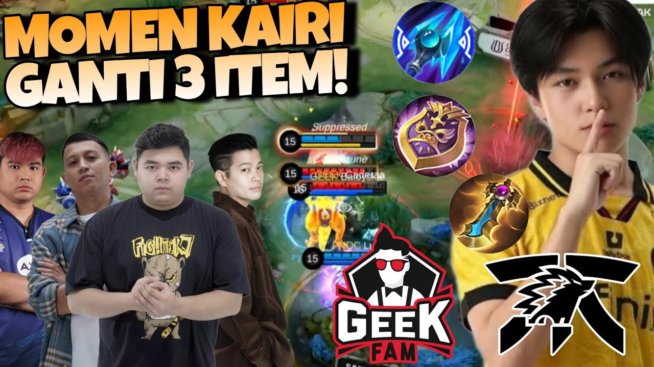 KAIRII FAST HAND 3 ITEM !! ALIEN COK !! ONIC VS GEEKFAM MATCH 4 - PLAYOFF MPL S13