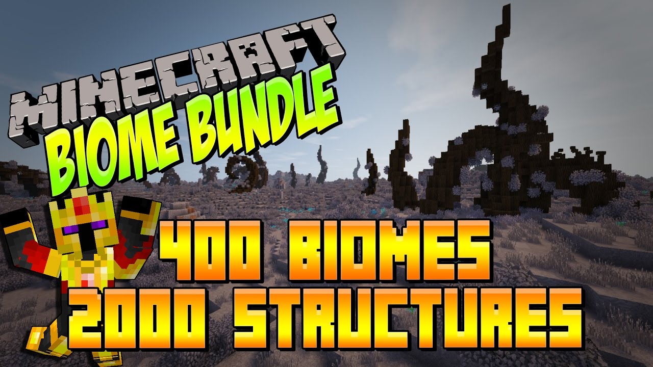 BIOME BUNDLE : 400 BIOMES/2000 STRUCTURES CUSTOMS ET DONJONS !