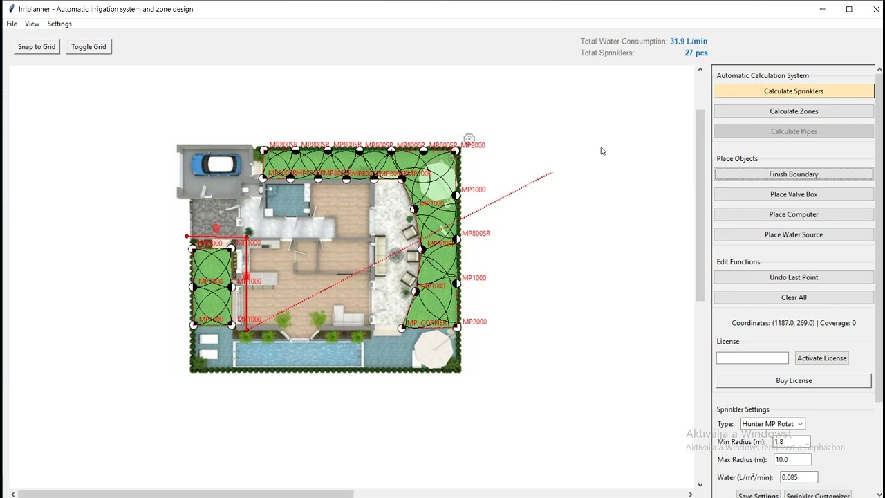 IrriPlanner - Make professional irrigation plans automatically