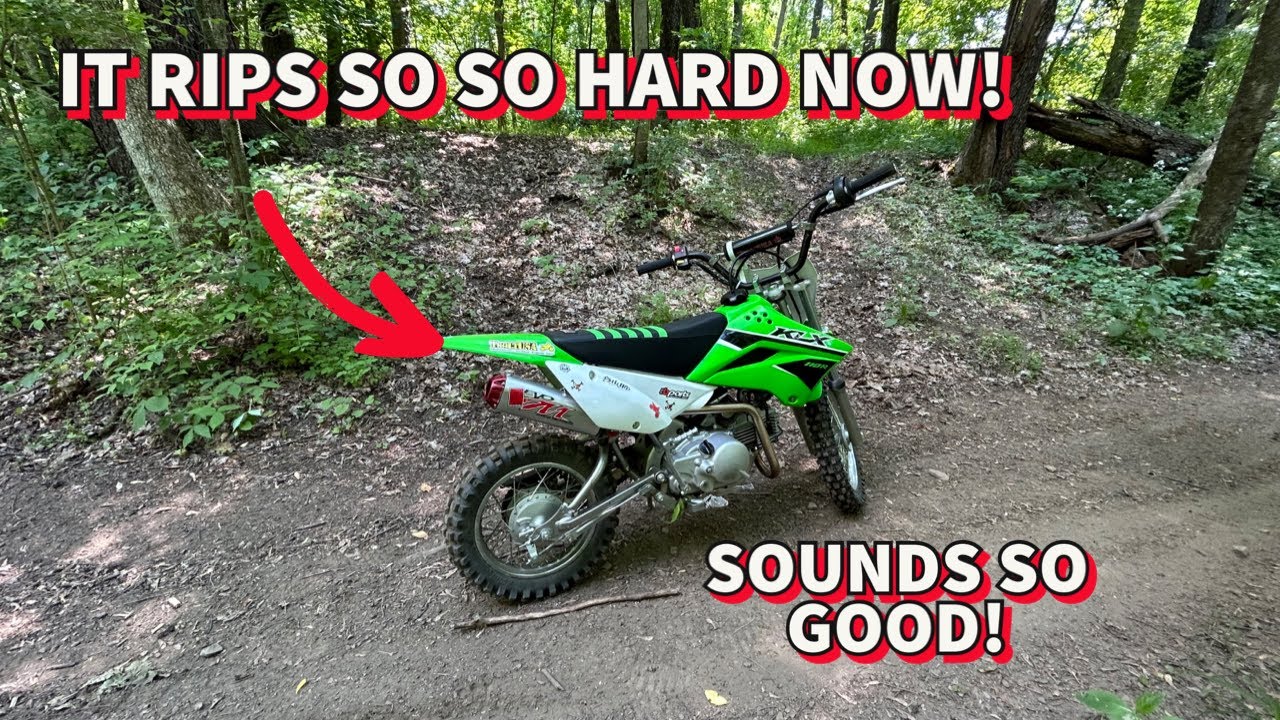 KLX110R LEAN BOG FIX! RE-JET YOUR CARB THE RIGHT WAY! NEW BIG GUN EVO EXHAUST FOR THE PIT BIKE!