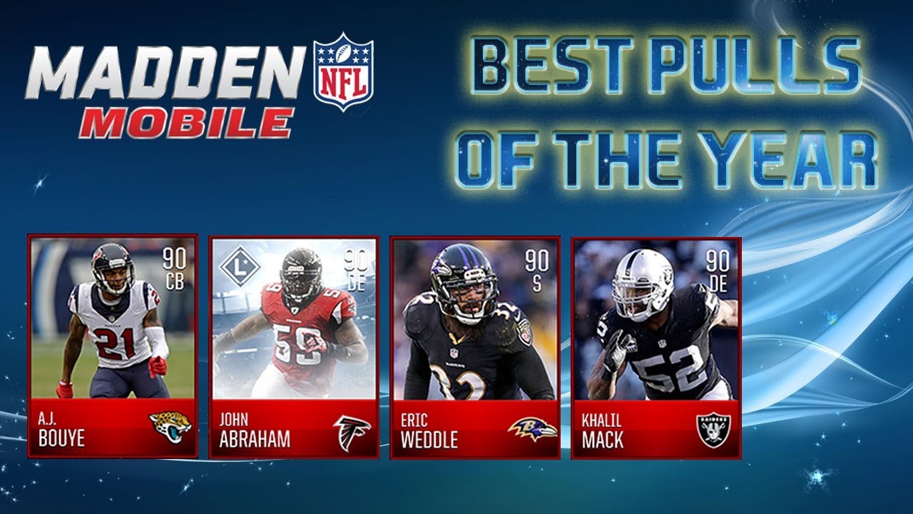 My Best Pulls Of The Year!!!! -Madden Mobile 18