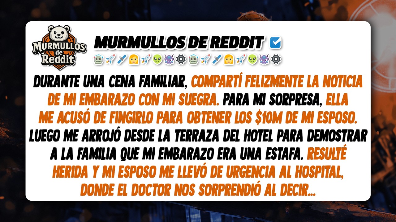 Le dije a mi suegra que estaba embarazada. Ella me arrojó por la terraza, luego sonreí...