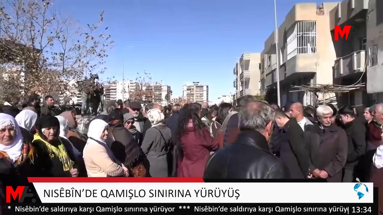 NISÊBÎN’DE QAMIŞLO SINIRINA YÜRÜYÜŞ