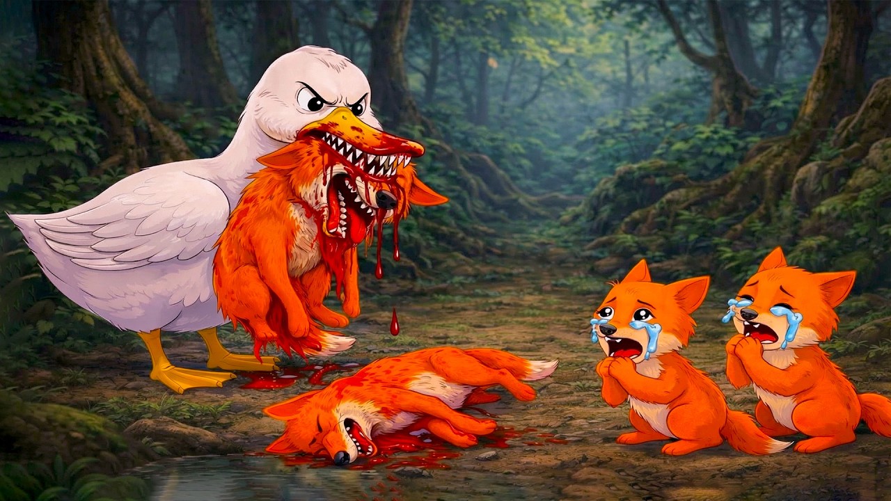 শিয়াল খেকো হাঁস | Bangla Cartoon Story | Ducklings vs Fox | বাংলা কার্টুন | লেজকাটা শিয়াল