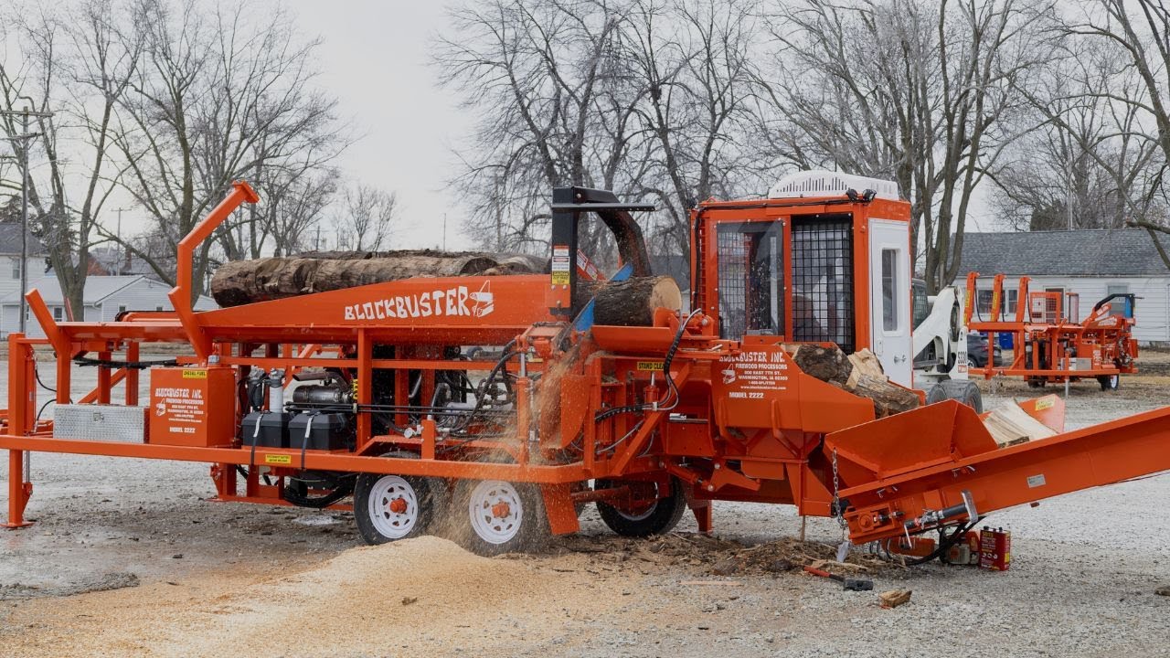 Walk Around Tour of the 22-22 Firewood Processor with Heated and Air Conditioned Cab | Blockbuster