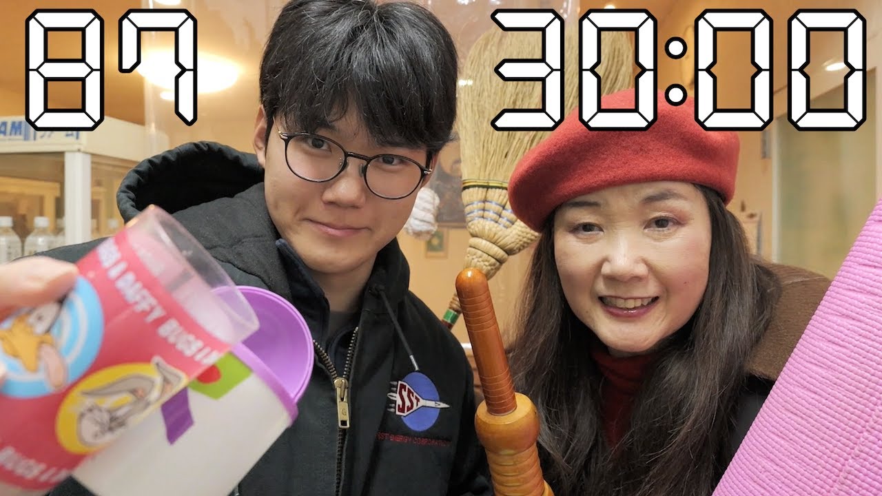【ASMR】30分間で何個トリガーできるか？ with お正月のお母さん【SUB】How many triggers can you do in 30 minutes?