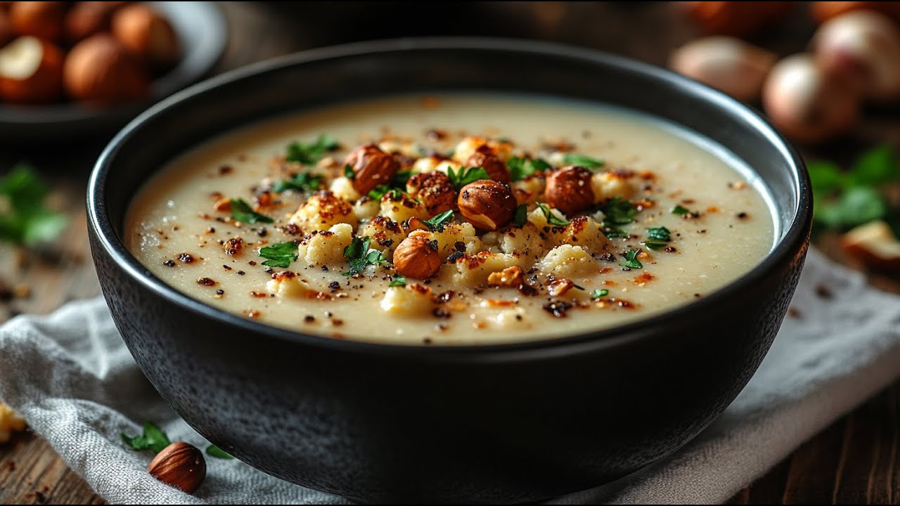 Deswegen ist diese ger&ouml;stete Blumenkohl-Knoblauch-Suppe meine geheime Kraftquelle