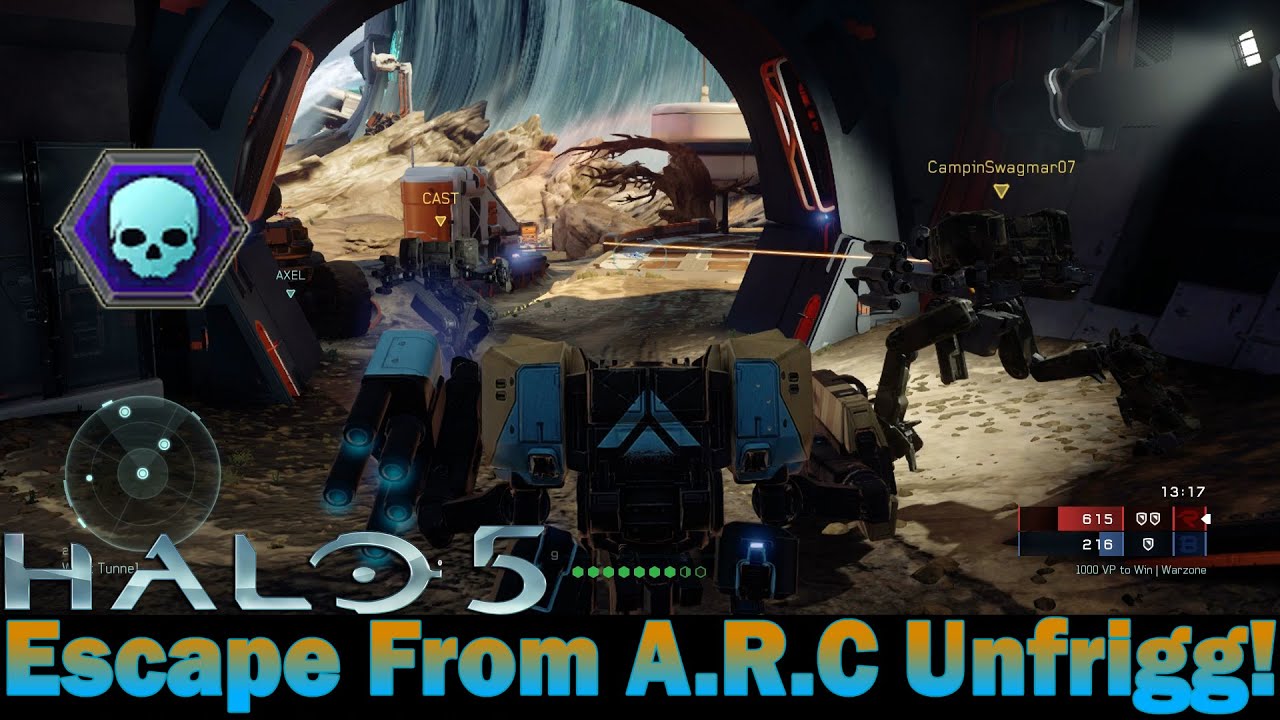 Halo 5 Unfrigginbelievable w/Halo 2 Beam Rifle Alpha/BR/Blood of Suban/Hannibal Mantis