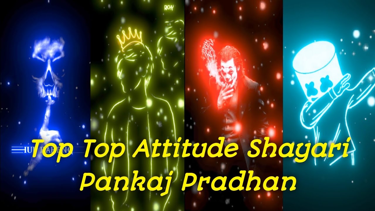 Top Attitude Shayari 2025 | Best Attitude Status | Pankaj Pradhan