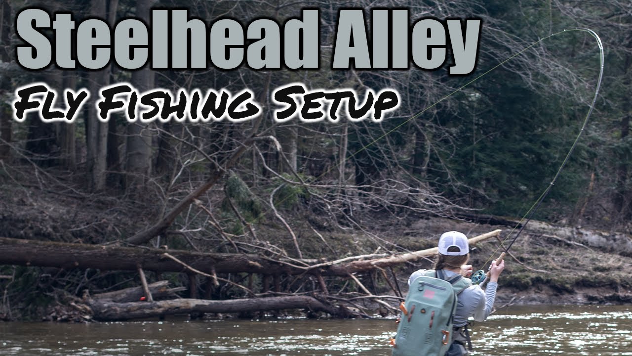 Fly Fishing Rig For Lake Erie STEELHEAD - How To Set Up A Fly Rod For Lake Erie Steelhead Fishing