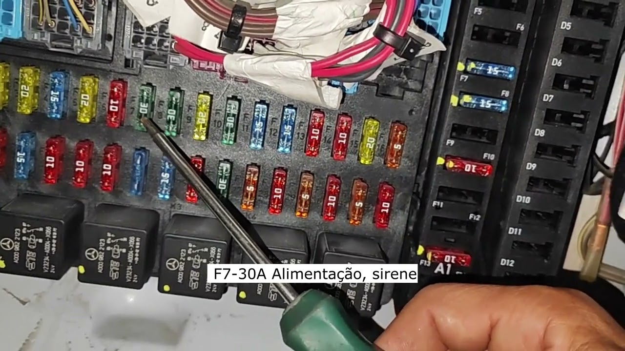 FUSIVEIS E RELES DO - MERCEDES-BENZ ACTROS 2546