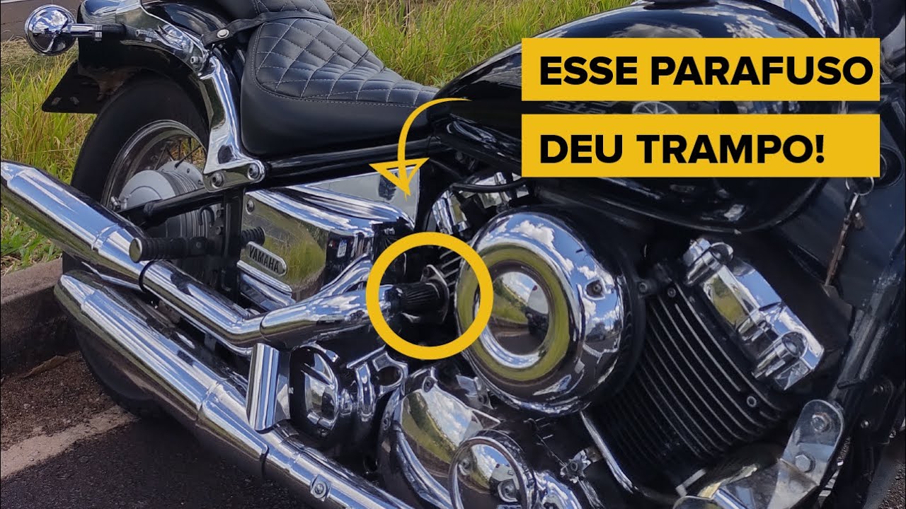 instalando Escapamento JJ - Drag Star 650