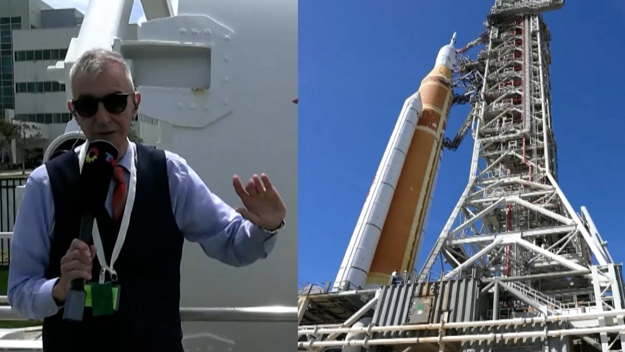 HIST&Oacute;RICO: EL HOMBRE VUELVE A LA LUNA - NELSON CASTRO DESDE LA NASA
