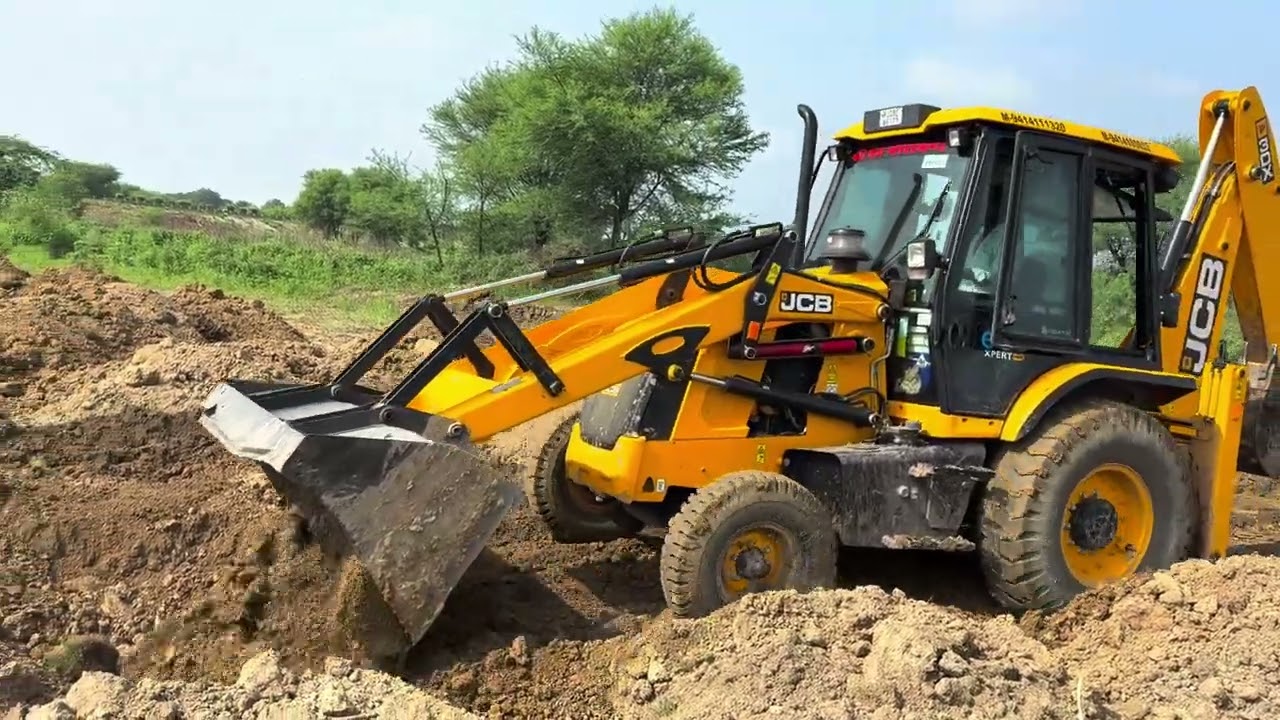 NEW JCB 3DX 49HP BS5 ECO EXPERT PLUS FULL LOAD LODER LEVLING 2025MODEL @MRINDIANHACKER @MrBeast