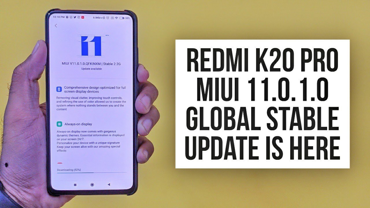 Redmi K20 Pro MIUI 11 India Global Stable Update is Rolling Out 🤩😍