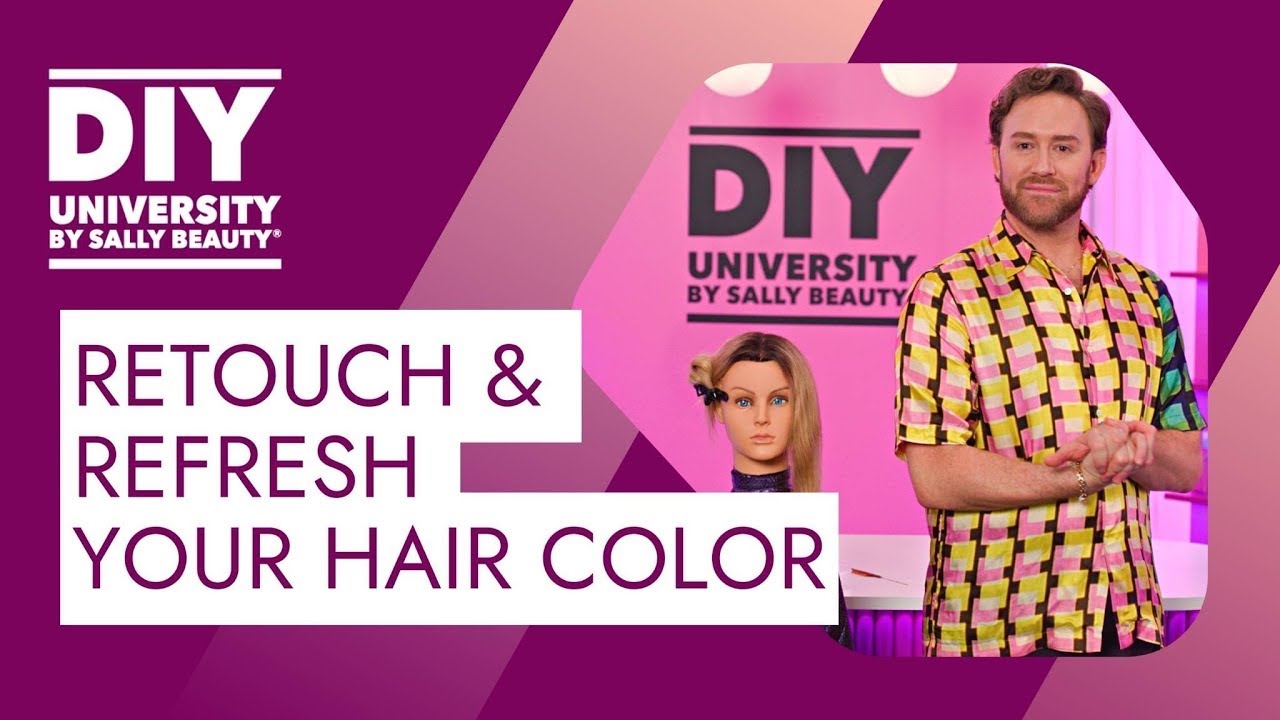 How to Retouch Roots and Cover Grays with a Double Process | DIY University by Sally Beauty
