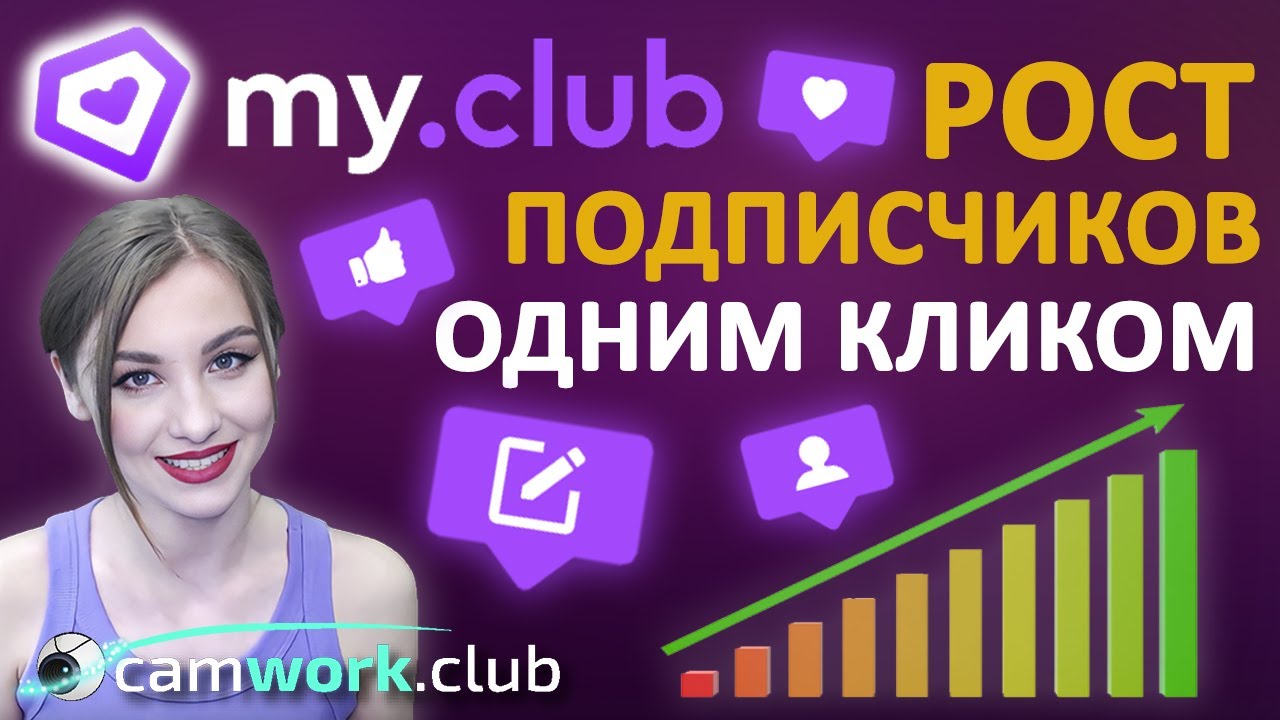 Как одним кликом увеличить число подписчиков на MyClub? МАССОВЫЕ РАССЫЛКИ 📹 Всё про вебкам