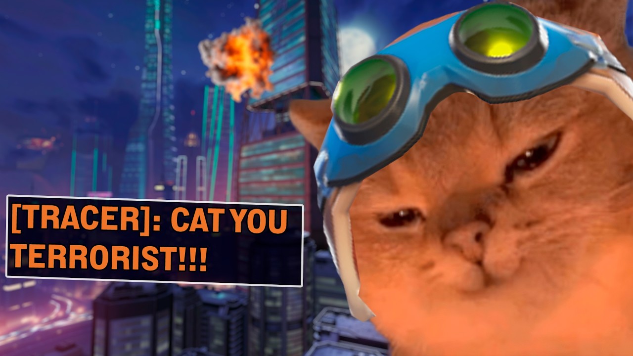 This New Overwatch Cat (devil) Is  A Terrorist!!