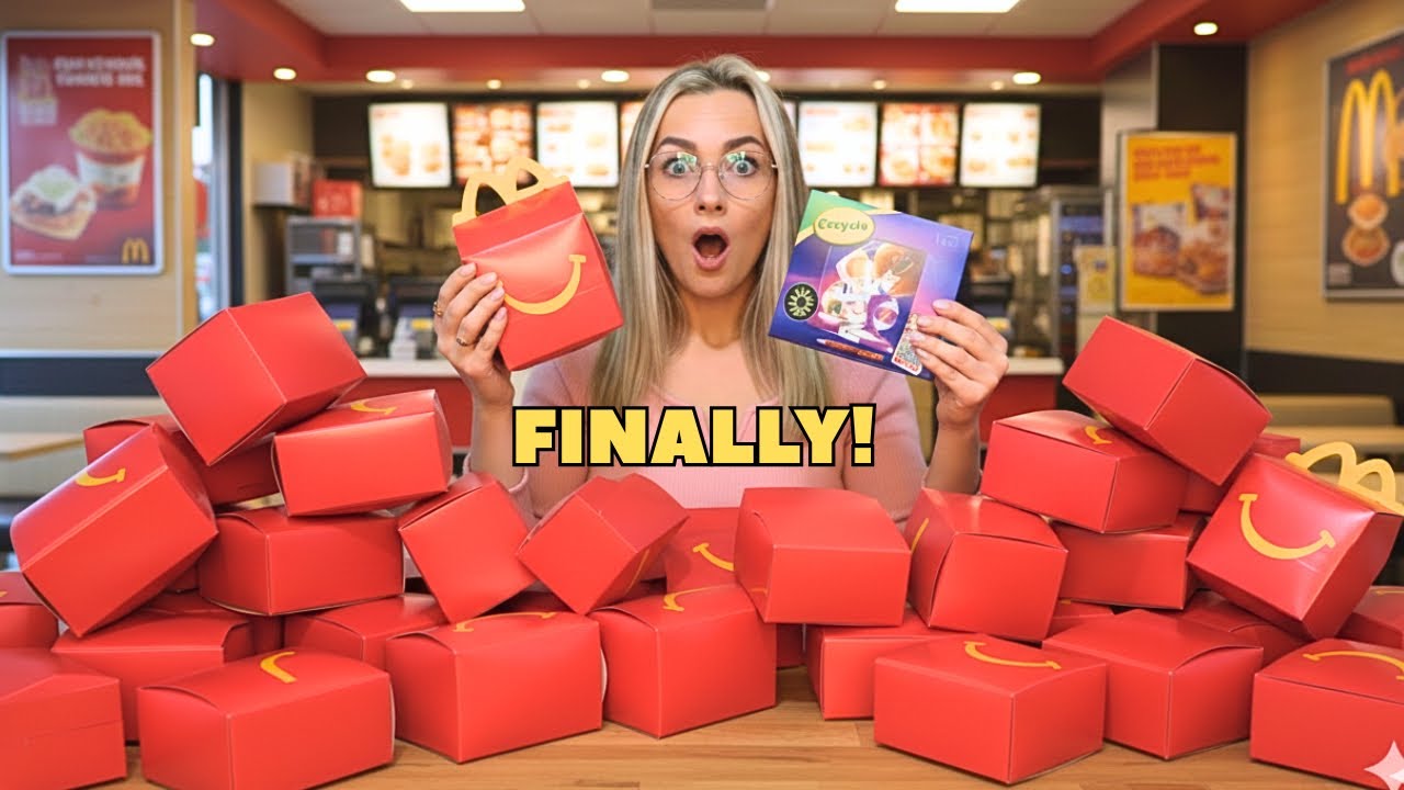 What's inside McDonald's Happy Meal x Crayola Space Edition? Full Unboxing (Silent Vlog)