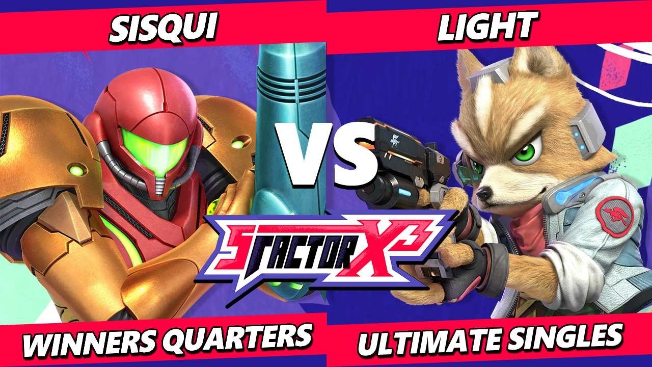 S Factor X3 - Sisqui (Samus) vs. Light (Fox) Smash Ultimate - SSBU