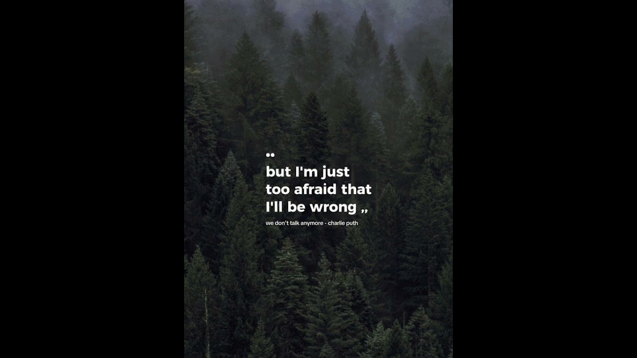 We don’t talk anymore tiktok version edited. #music #songs #lyrics #edit #viralsong #tiktoksong