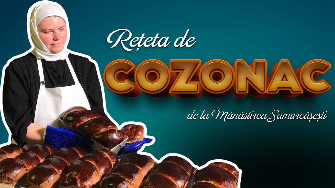 Cozonac cu nucă, stafide și rahat || Rețeta Mănăstirii Samurcășești || Rețete mănăstirești