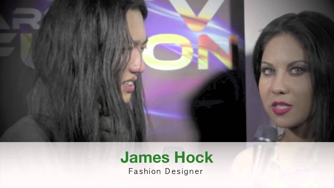 ART IN FUSION TV- Rebeca Riofrio interview Fashion Designer JAMES HOCK