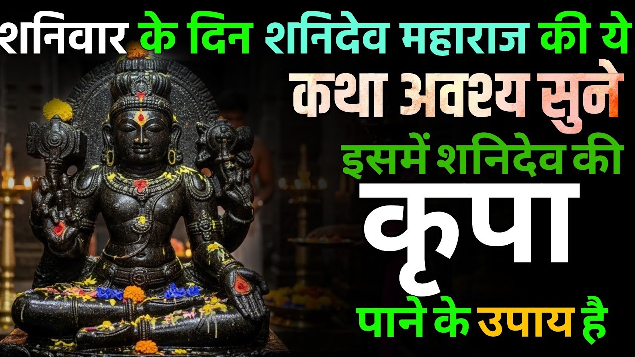 शनिवार स्पेशल: शनि देव की कथा और चमत्कारी उपाय |  शनिदेव की अद्भुत कथा | शनिवार स्पेशल