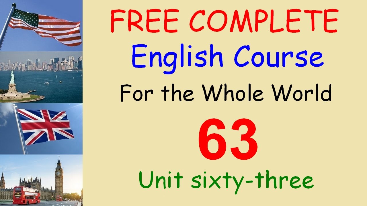 Dialogue at the Airport - Lesson 63 - FREE COMPLETE ENGLISH COURSE FOR THE WHOLE WORLD