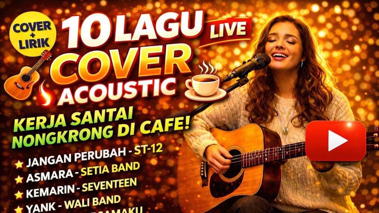 10 Lagu Cover Akustik Paling Enak Didengar – Musik Santai Buat Kerja & Nongkrong di Cafe ☕🎸