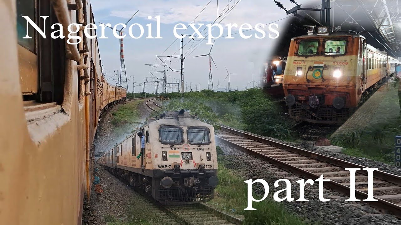 Coimbatore to Nagercoil express || Dindigul to Nagercoil Train Journey (Part 2)