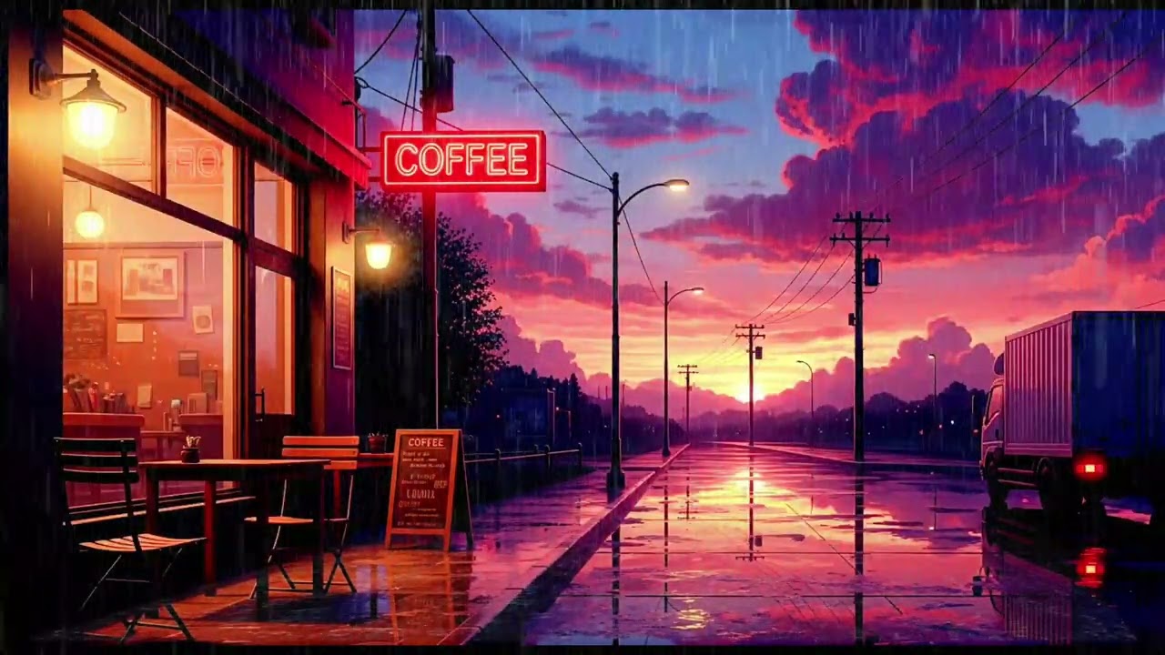 Take It Slow 🌸☕ Lo-fi Vibes for Spring Nights 🎧💕 [ Study / Relax / Work ] ~ Cozy Lofi Coffee