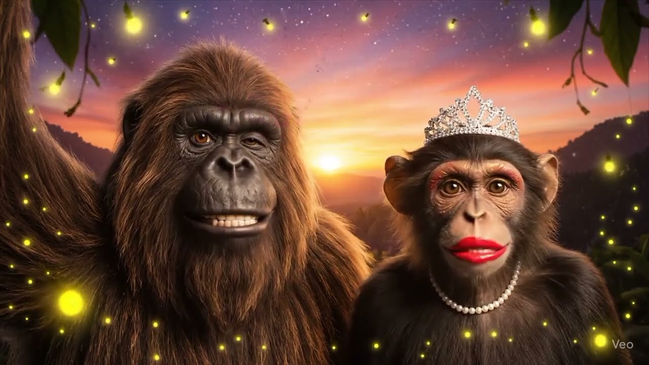 Bigfoot&rsquo;s Jungle Glow‑Up Monkey&rsquo;s Epic Makeover Tutorial! 💄🌿