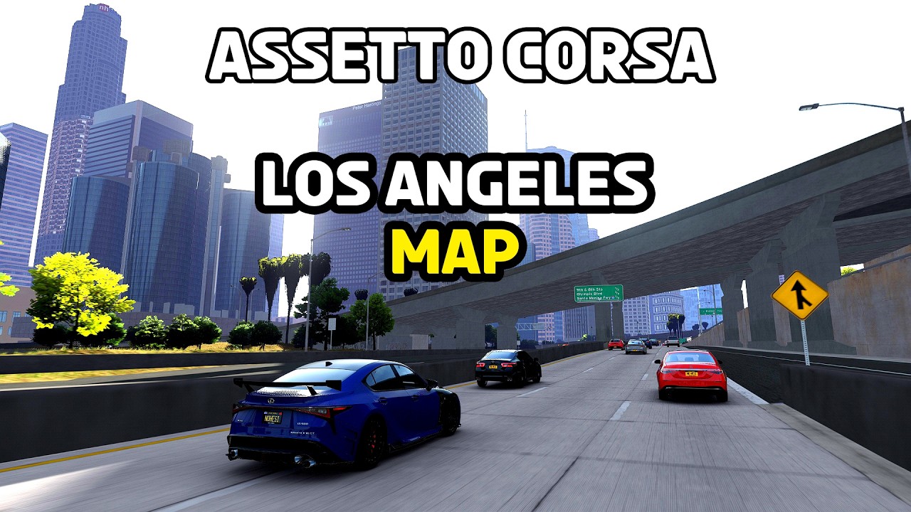 New LOS ANGELES Map for ASSETTO CORSA #nohesi