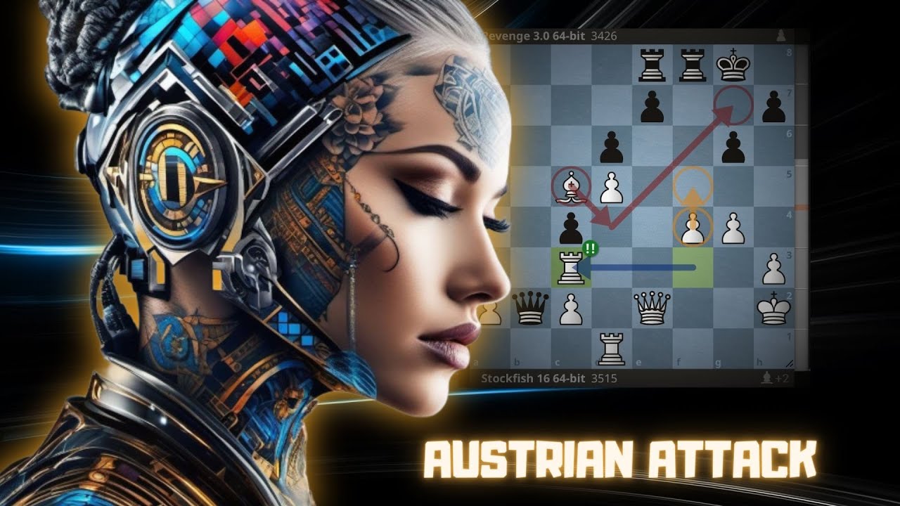 Stockfish 16 Demolishes the Pirc Defense! - Stockfish vs Revenge - Pirc Defense, Austrian Attack