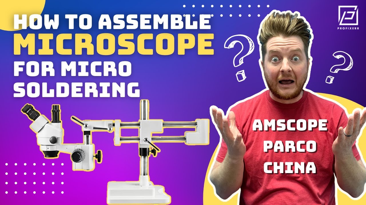 How to Assemble Microscope - Amscope Parco China - Easy Method!