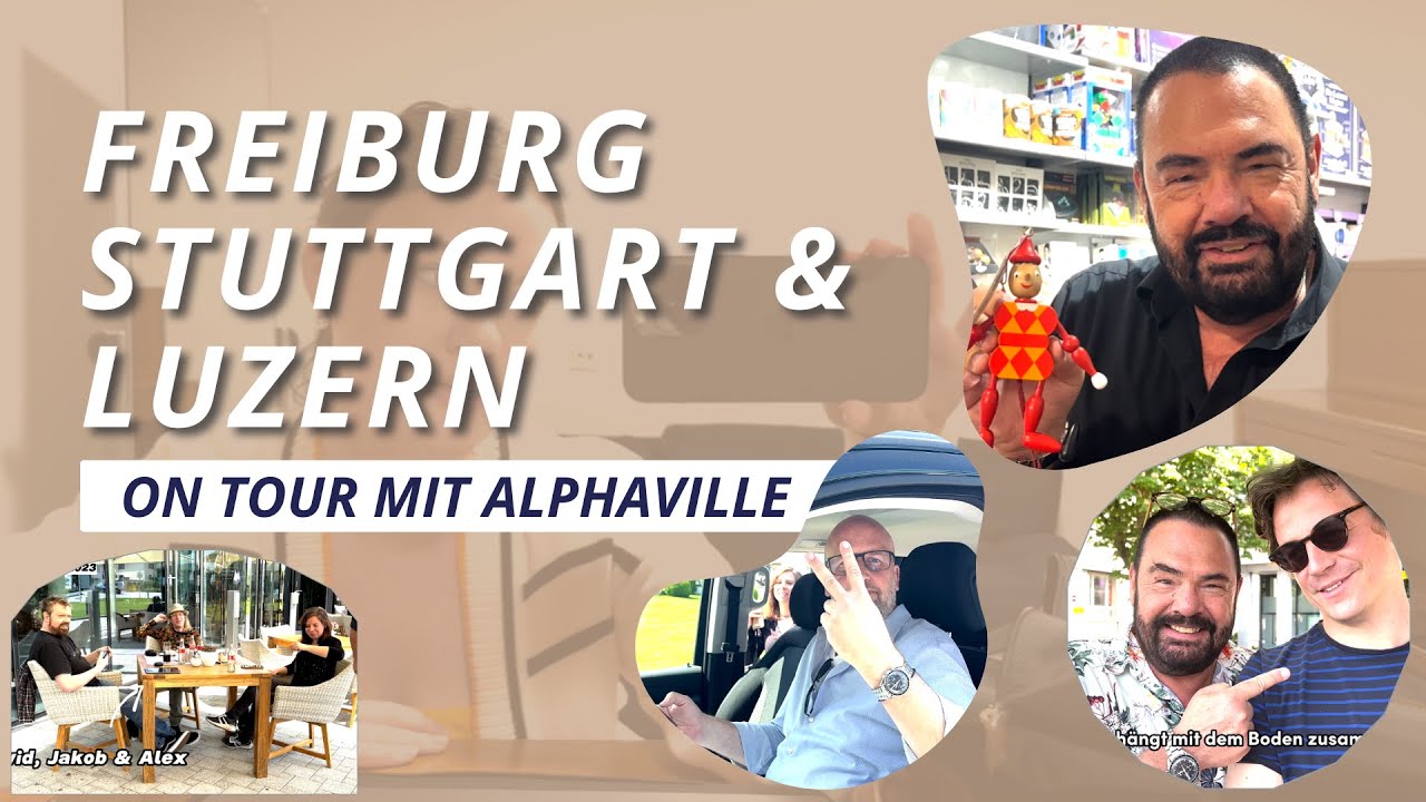 On Tour mit ALPHAVILLE - Freiburg, Stuttgart, Luzern