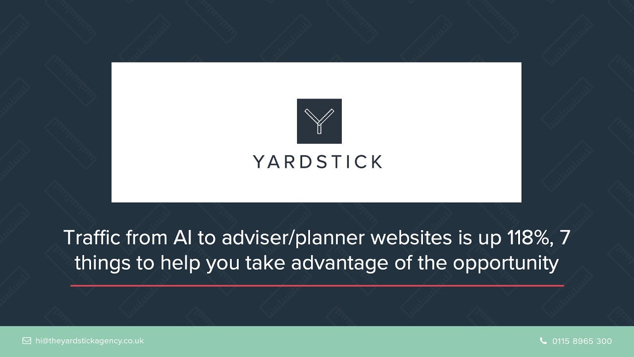 Traffic from AI to adviser/planner sites is up 118%: 7 ways to take advantage of the opportunity