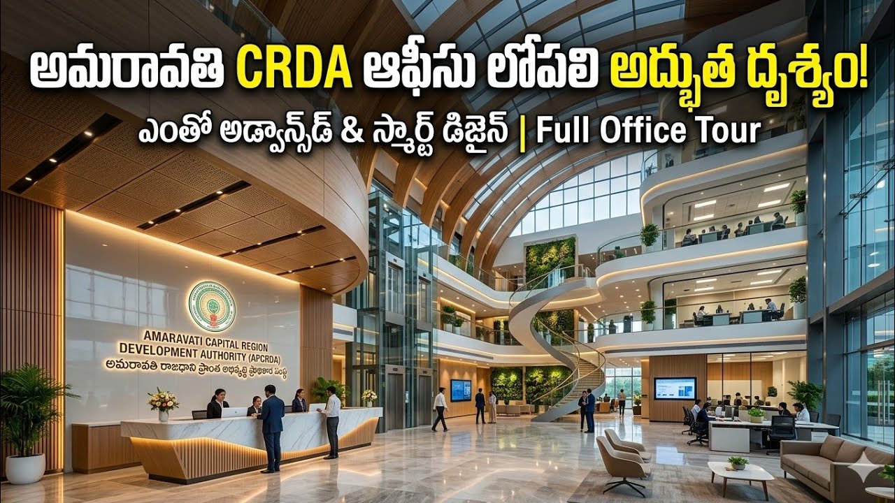 AMARAVATHI NEW CAPITAL || CRDA BUILDING FULL VIEW || @rajunaidu137 ||