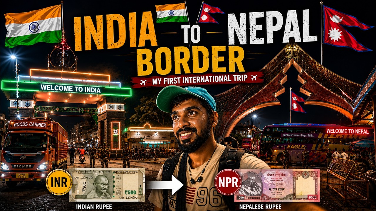 Nepal Ep 3 | நேபாள Border Crossing 😍 | SIM, Money Exchange & Lumbini Bus | Arun's Way